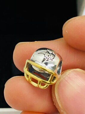 ✨🔥Pandora Minnesota Vikings Charm Football Helmet Charm
